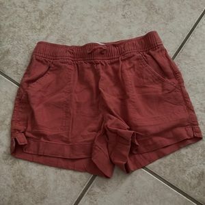 Girls Red/Orange shorts